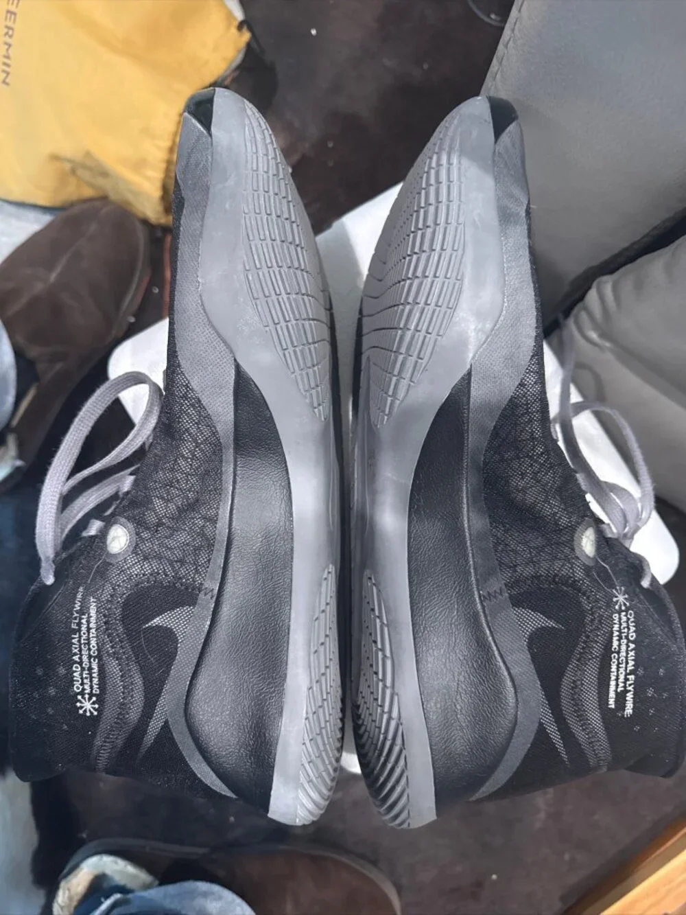 Men's Size 13 - Nike Zoom KD12 Black Cement AR4229002